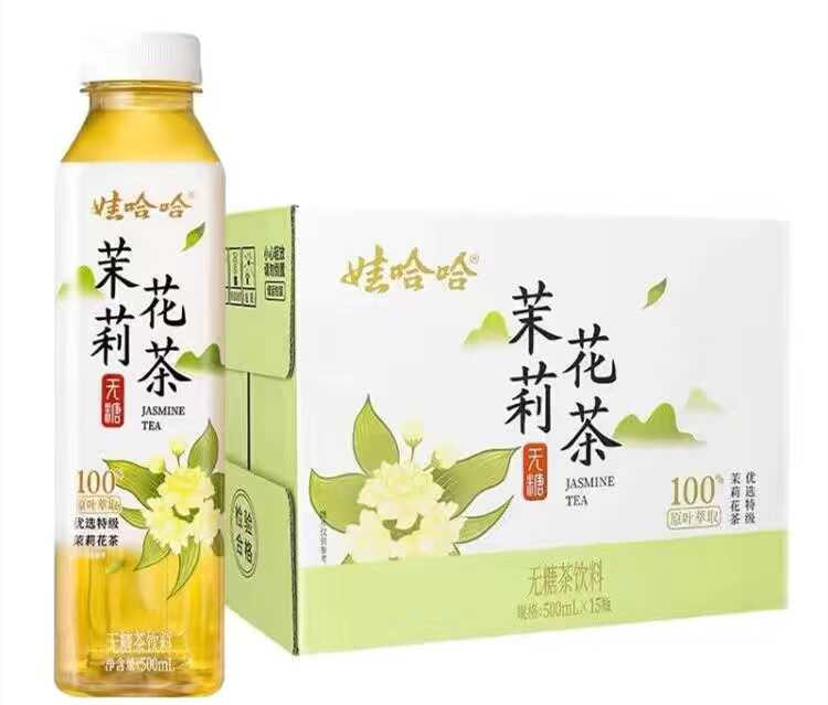 娃哈哈茉莉花茶配料表及保質期多久,娃哈哈茉莉花大紅袍無糖飲料500ml瓶裝