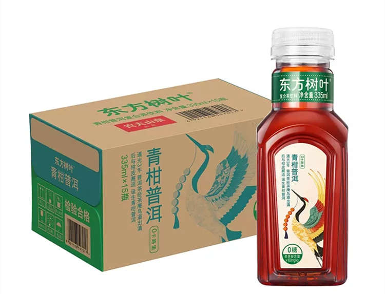 東方樹葉??青柑普洱配料表及保質期多久,農夫山泉東方樹葉青柑普洱茶335ml