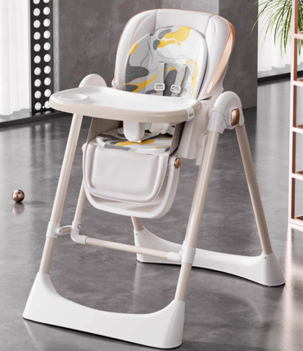 兒童吃飯多功能升降可折疊便攜式餐座椅搖籃躺椅