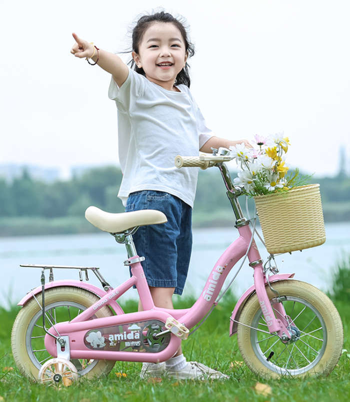 新款兒童自行車2-4-6-8歲男孩女孩腳踏車12寸16寸